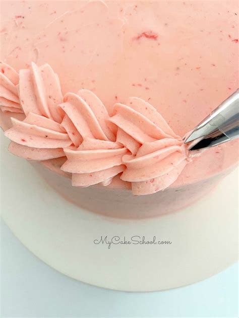 Strawberry Mousse Cake My Cake School