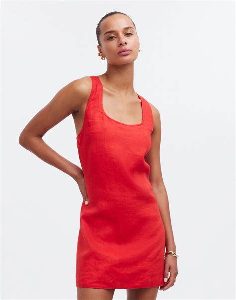 a line dress linen 12