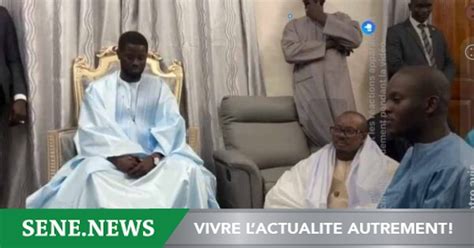 Touba Les premières images du président Diomaye dans la résidence de