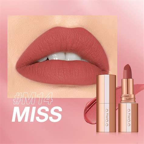 O Two O Matte Lipstick Kissproof Lock Color Silky Hour Long Lasting