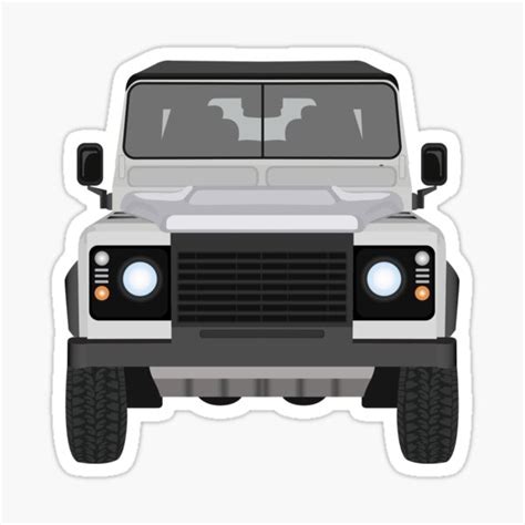 Land Rover Black & White Car Logo STICKER Die-Cut Vinyl Decal Home ...