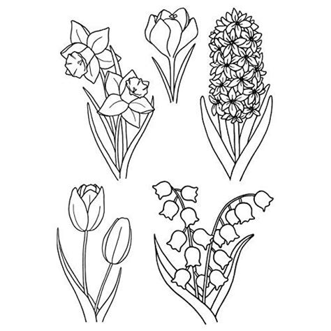 Efco Stempel Clear Fr Hlingsblumen Transparent A7