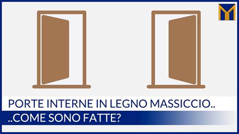 Le Porte In Legno Massiccio YouTube