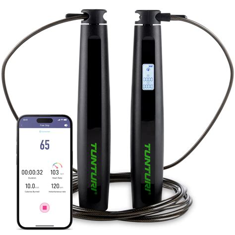 Smart Jump Rope With Display And App - Tunturi New Fitness B.V.