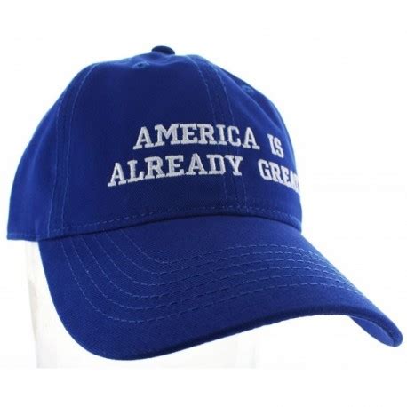 Fuck Trump Hat America Is Already Great Hat Variations Blue Aiag CX WXELN S