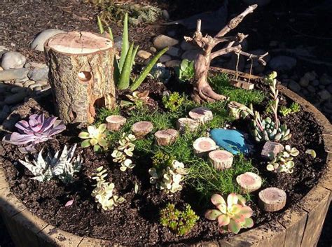 Tree Stump Fairy Gardens That Will Bring Magic To Your Life Gardening Sun