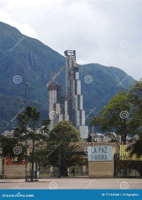 View of Modern Bogota, Colombia. Editorial Stock Photo - Image of