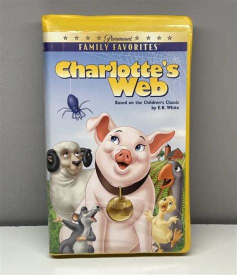 CHARLOTTE S WEB VHS Video Tape Classic Hanna Barbera Clamshell BUY 2