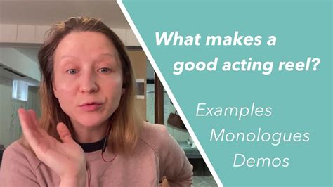 What Makes A Good Acting Reel Youtube