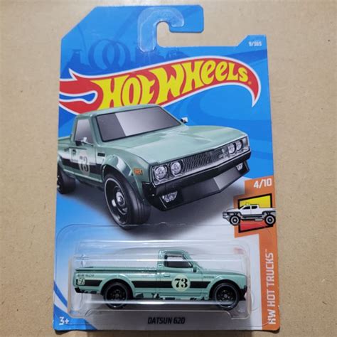Jual HOT WHEELS DATSUN HW HOT TRUCKS GREEN ARMY Shopee