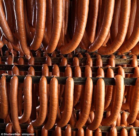 Naked Butcher Photographed Making Sausages Wearing An Apron Costs Six