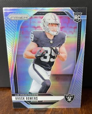 Panini Prizm Rookies Silver Prizm Brock Bowers Rc Ebay