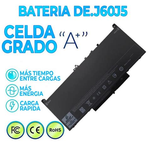 Bateria Laptop Compatible Dell Latitude E E Wh Type J J