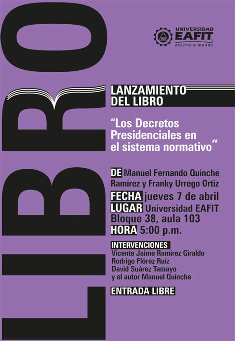 noticias unaula lanzamiento del libro los decretos presidenciales en