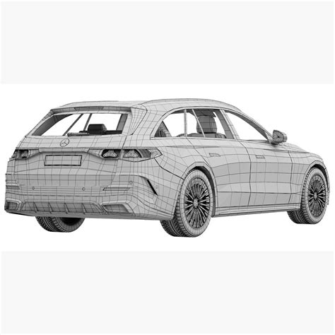 Mercedes Benz E Class Estate Modelo 3d Descargar Wagon Car On