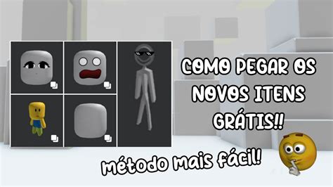 O MÉTODO MAIS FÁCIL PARA PEGAR TODOS OS NOVOS ITENS GRÁTIS DO ROBLOX