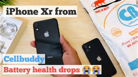 IPhone Xr From CellBuddy In 2022 Battery Health DROPS Hindi OPEN