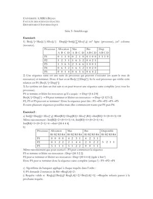 TD PS 2020 2 Cours Programmation système de département mathématiques