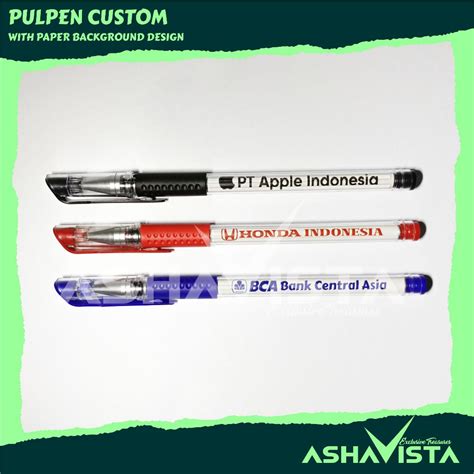 Jual Pulpen Promosi Souvenir Ekonomis Bolpoin Custom Logo Tulisan