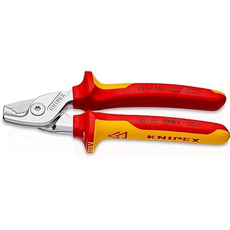 Knipex Stepcut Tijeras Cortacables Cromado Aislados Con Fundas