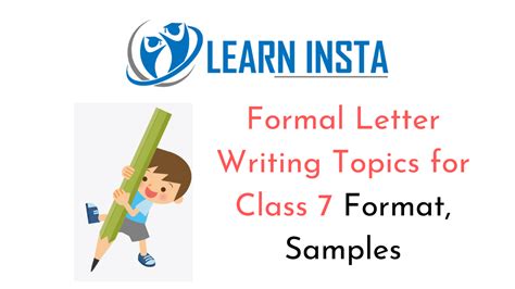 Formal Letter Writing Topics For Class Format Samples