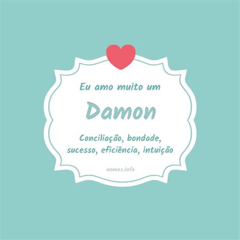 Significado Do Nome Damon - Significado do nome Damon
