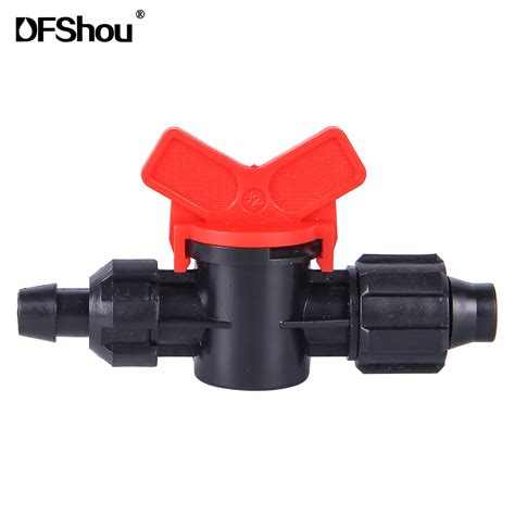 Agriculture PE100 LDPE Drip Pipe Fittings Mini Valve For Greenhouse