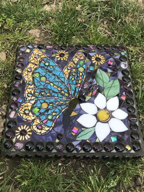 Butterfly Mosaic Stepping Stones
