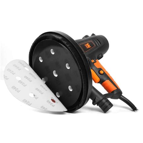 Wen 6362 10 Amp Variable Speed Handheld Drywall Sander With Sandpaper