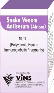 Anti Snake Venom Liquid Injection At Best Price In New Delhi