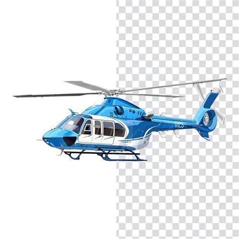 helicopter  transparent background png premium ai generated psd