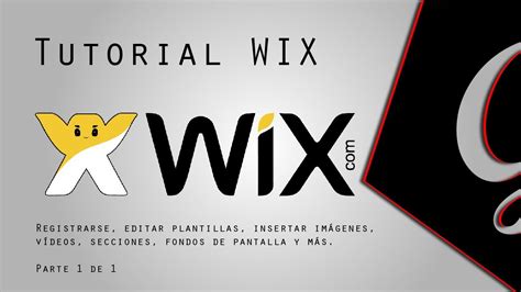 Sencillo TUTORIAL sobre WIX en español 2017 HD YouTube