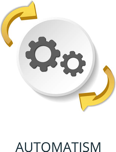 automatism icon  illustration  personal productivity collection