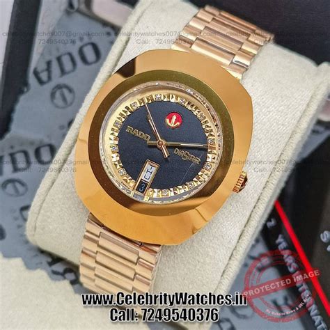 rado diastar gold   men original automatic  rado india