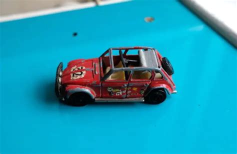 MAJORETTE VOITURE DYANE RALLY M I Cabriolet N32 Rouge 198O France EUR