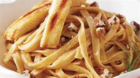 Fettuccine With Chicken And Walnuts La Moderna Usa