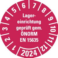 Pr Fplakette Lagereinrichtung Gepr Ft Gem Norm En Kroschke At