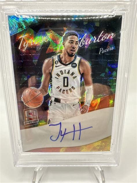 2022 Panini Spectra Tyrese Haliburton Colorgraphs Auto SSP 49 Astral