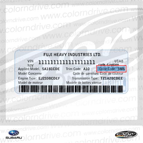 2016 Subaru Forester Color Codes Infoupdate Org