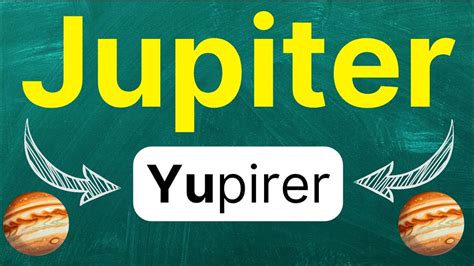 Como Se Escreve Jupiter - Cómo pronunciar: "Jupiter" 'Júpiter (planeta)' en inglés Americano con ...