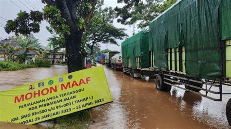 Disidak Ganjar Pranowo Bbpjn Kebut Perbaikan Jalur Pantura Timur