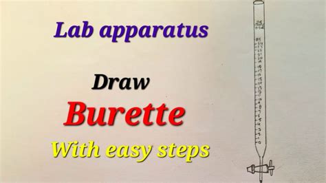 burette drawing easy draw burette easydraw chemistry lab equipment