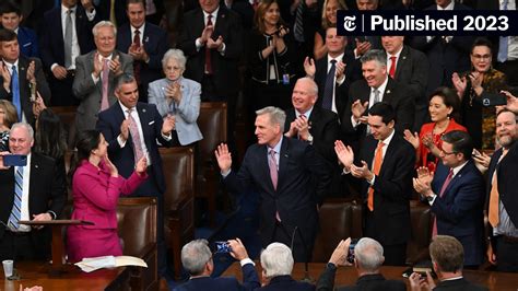 House Speaker Vote: McCarthy Wins Speakership on 15th Vote - The New