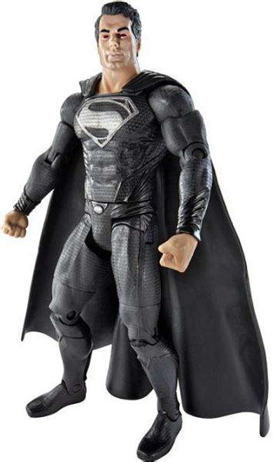 Superman Man Of Steel Movie Masters Superman Action Figure Black Suit