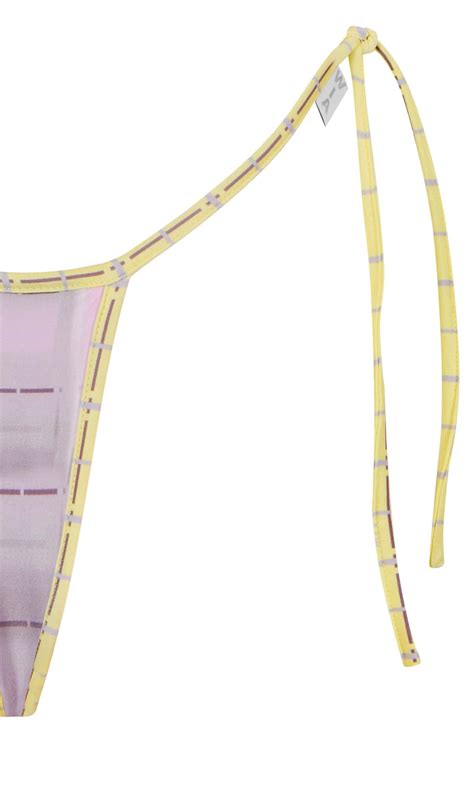 PYTHON MINI CUPS THONG SQUARES BIKINI SET W I A