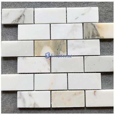 Calacatta Gold Marble Subway Tile Suppliers, Manufacturers, Factory - Customized Granite Cobble ...