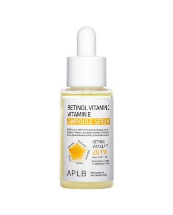 APLB Retinol Vitamin C Vitamin E Ampoule Serum 40ml Beauty Amora