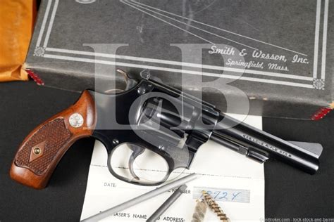 Smith And Wesson Sandw 1953 2232 Kit Gun Pre Model 34 22 Lr 4″ Revolver Candr Lock Stock And Barrel