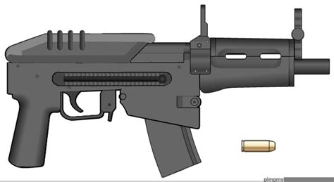 Mp Submachine Gun Free Images At Clker Vector Clip Art Online