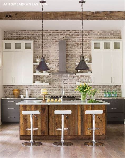 20 Whitewashed Brick Backsplash Kitchen The Urban Decor